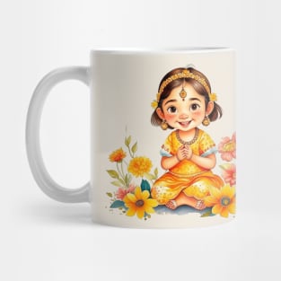 Gudi Padwa Cute Girl Mug